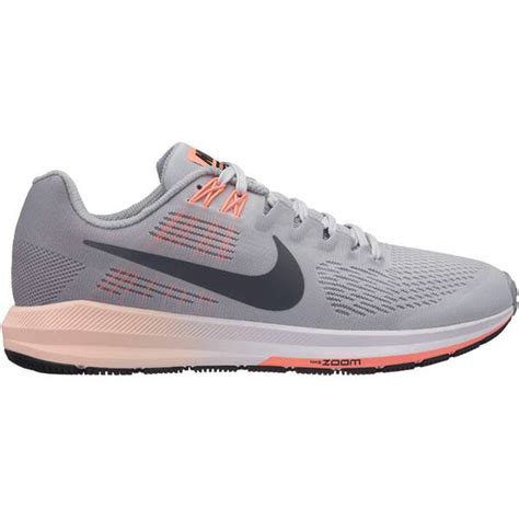 nike air zoom structure 21 laufschuhe für damen grau